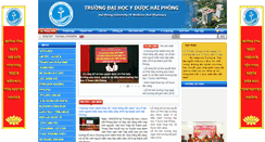 Desktop Screenshot of hpmu.edu.vn